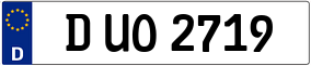 Truck License Plate